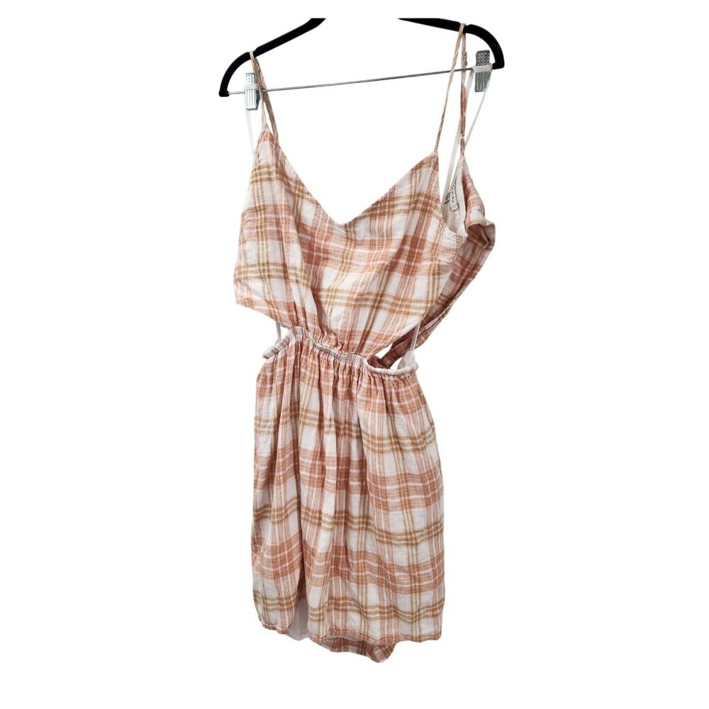 AMERICAN EAGLE Linen Blend Sleeveless Cut Out Romper Womens Size Extra Large XL